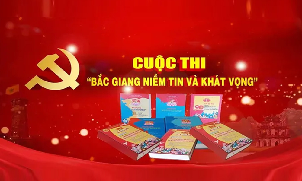  Thay đổi một số nội dung Thể lệ Cuộc thi “Bắc Giang niềm tin và khát vọng”